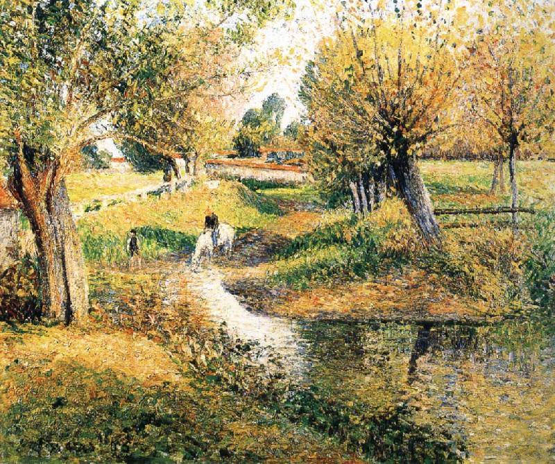 Camille Pissarro Creek oil painting picture